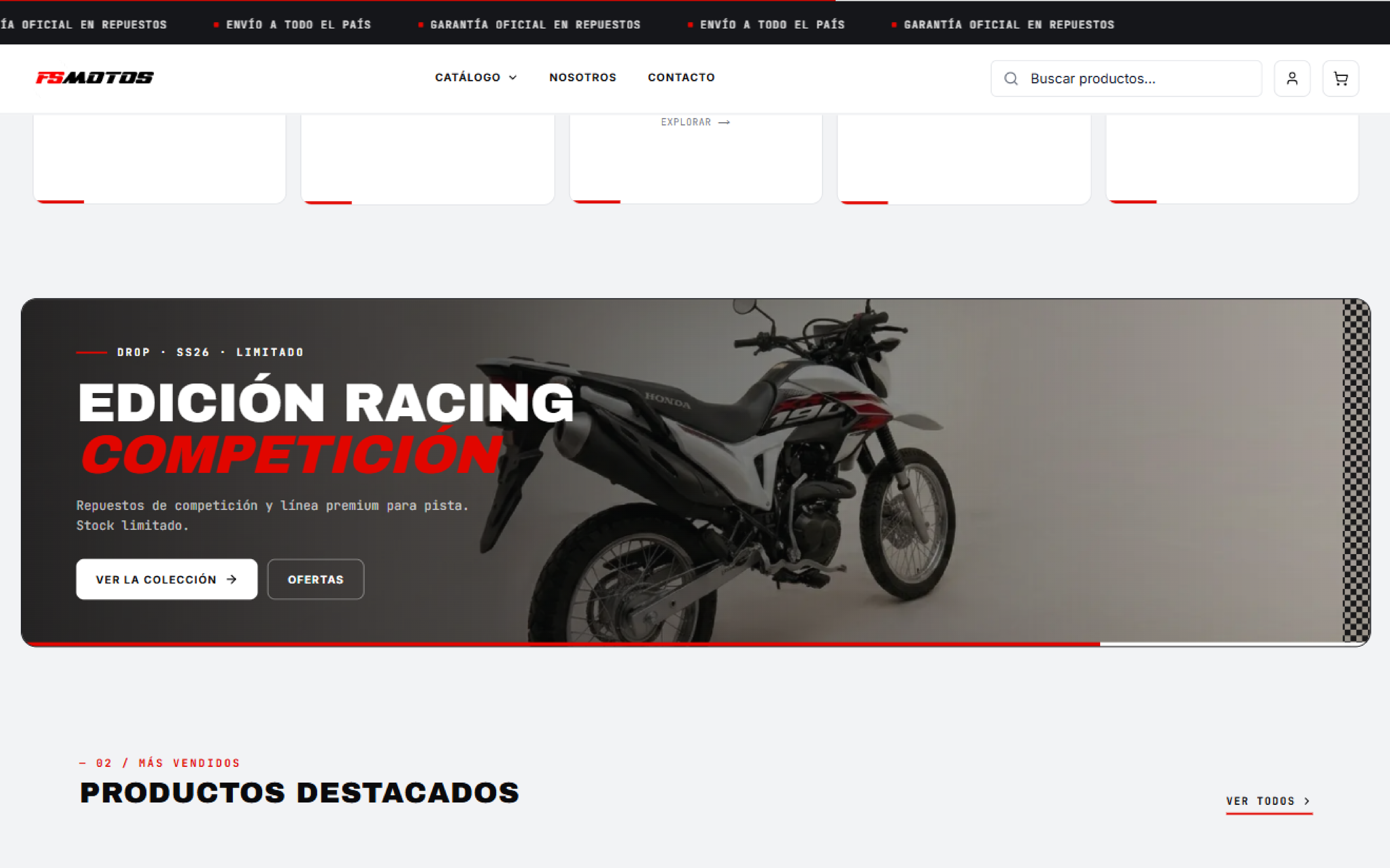 Tienda online de FS Motos
