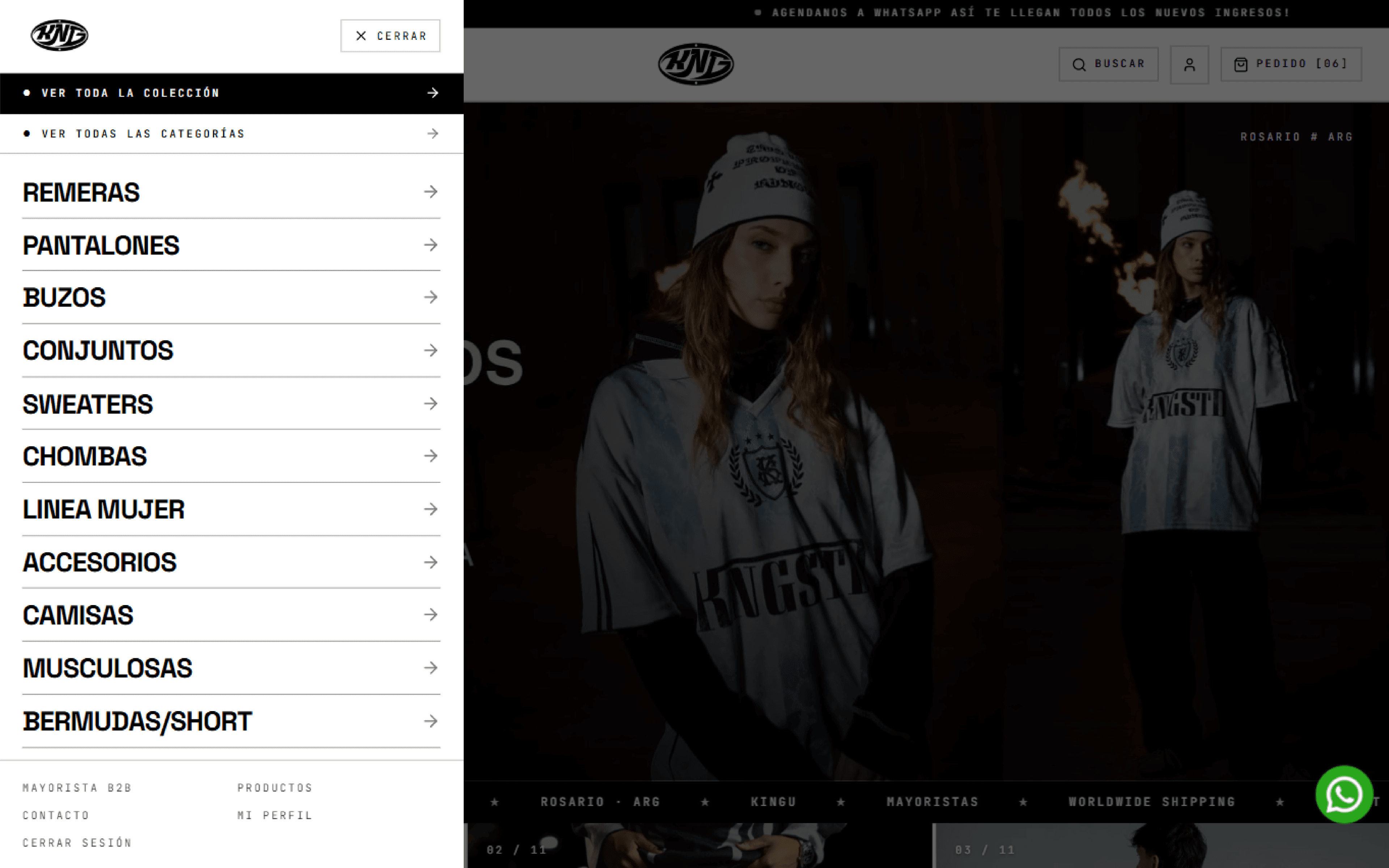 Tienda online de Kingu